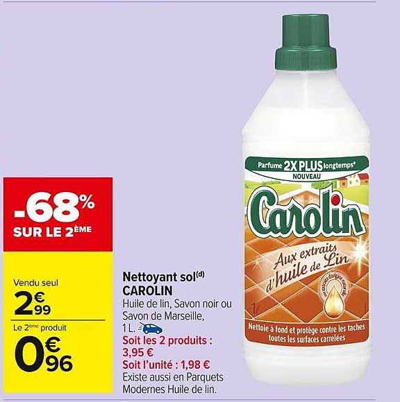 Nettoyant sol(d) CAROLIN