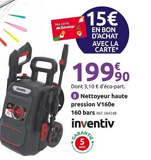 Nettoyeur haute pression V160e 160 bars