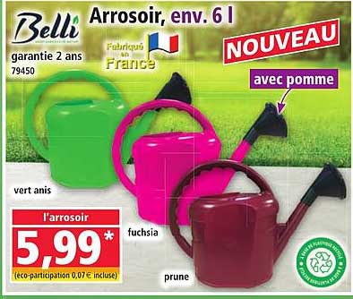 NOUVEAU Arrosoir, env. 6 l