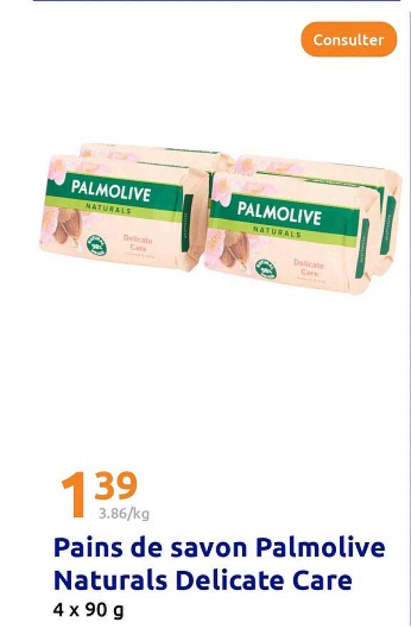 Pains de savon Palmolive Naturals Delicate Care