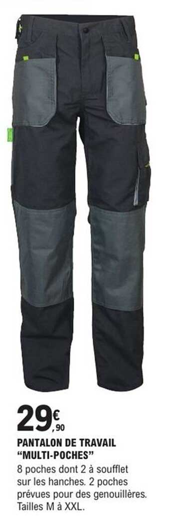 PANTALON DE TRAVAIL "MULTI-POCHES"