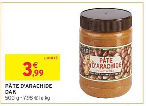 PÂTE D'ARACHIDE DAK
