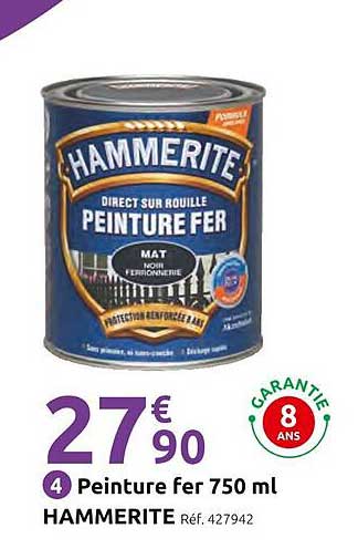 Peinture fer 750 ml HAMMERITE