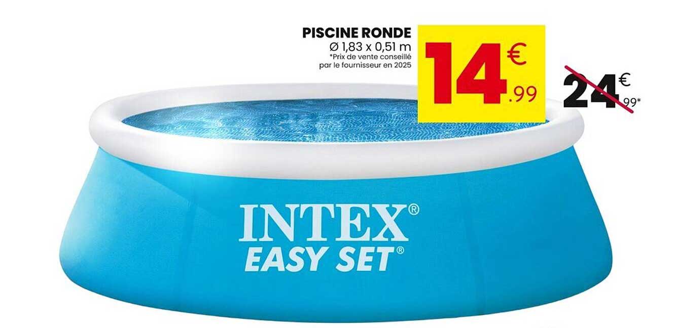 PISCINE RONDE Ø 1,83 x 0,51 m