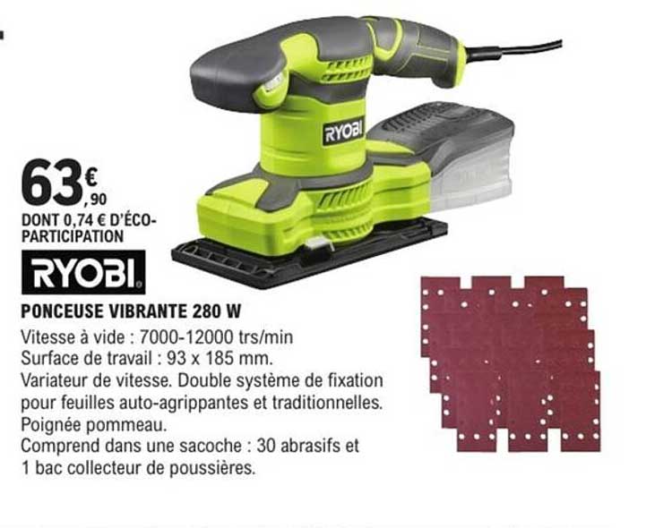 PONCEUSE VIBRANTE 280 W