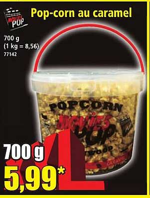 Pop-corn au caramel