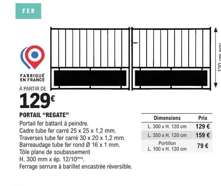 PORTAIL "REGATE"