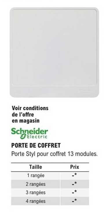 PORTE DE COFFRET