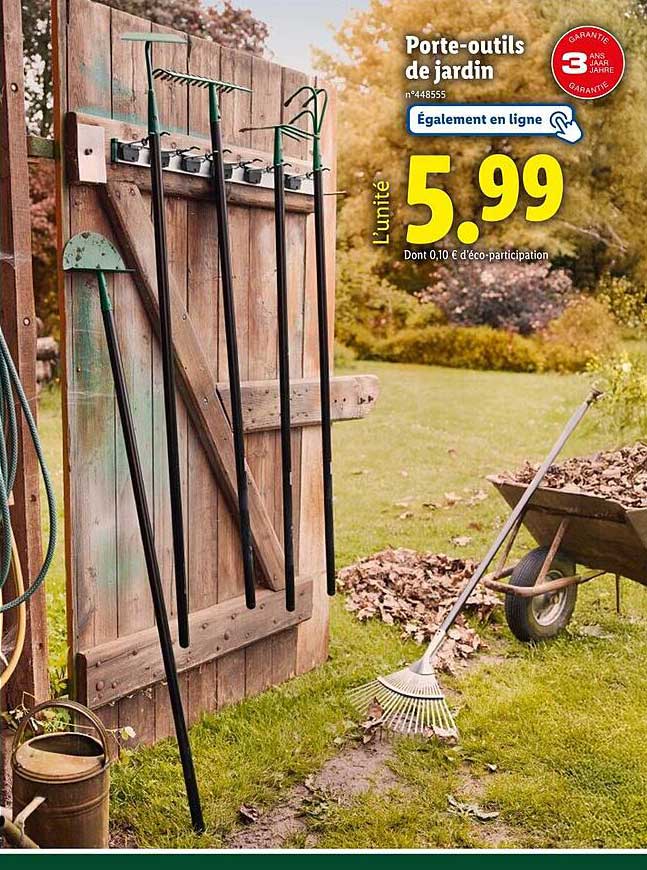 Porte-outils de jardin