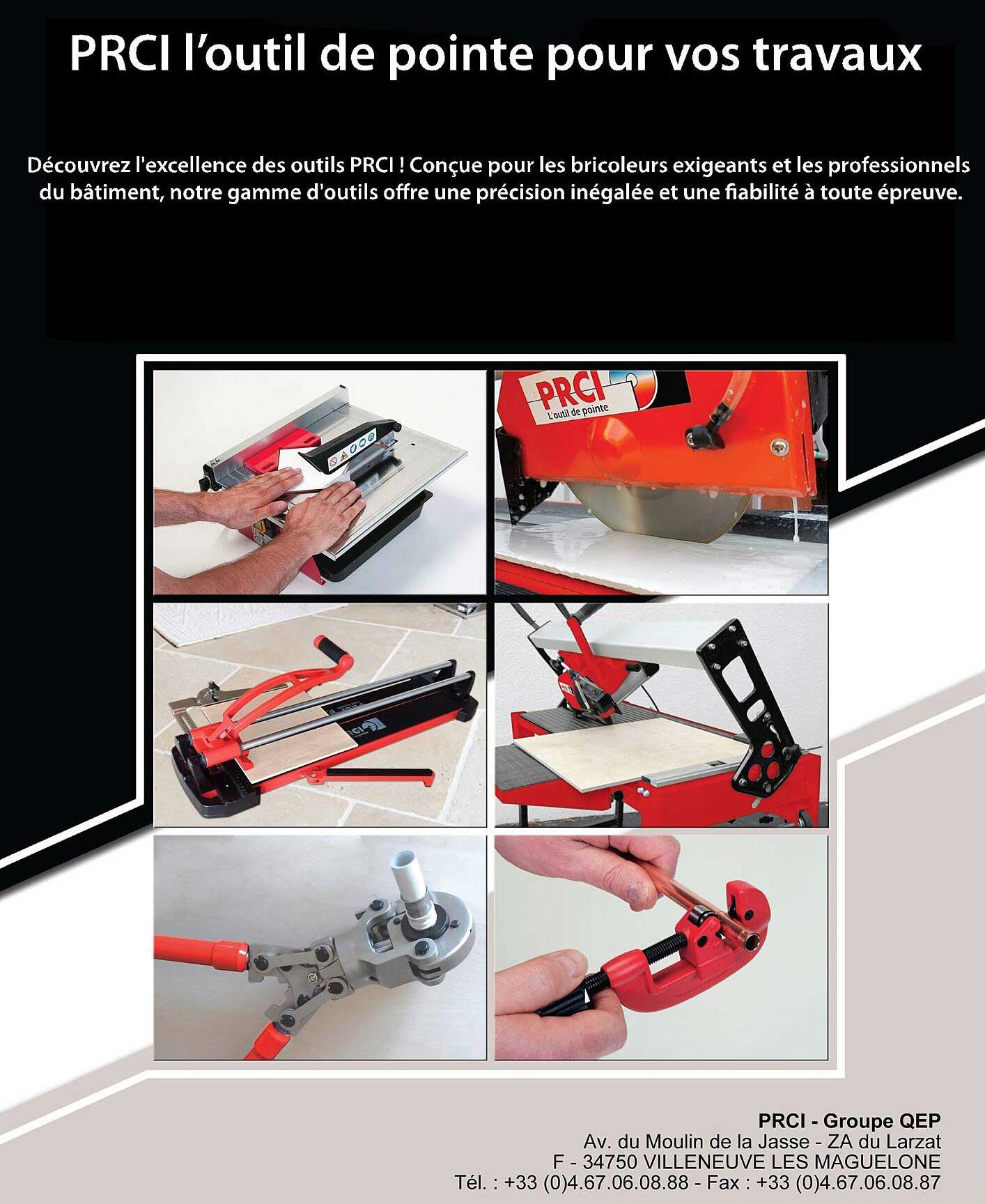 PRCI l’outil de pointe pour vos travaux