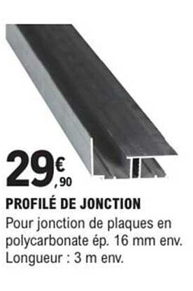 PROFILÉ DE JONCTION