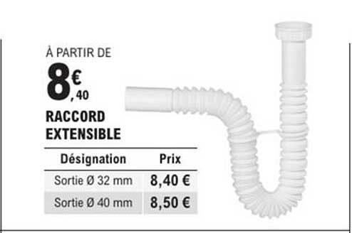 RACCORD EXTENSIBLE