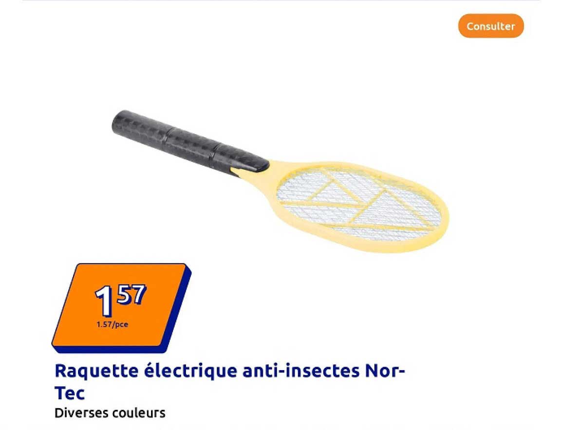 Raquette électrique anti-insectes Nor-Tec