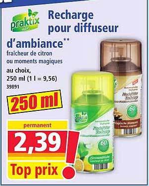 Recharge pour diffuseur d’ambiance