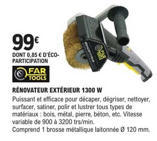 RÉNOVATEUR EXTÉRIEUR 1300 W