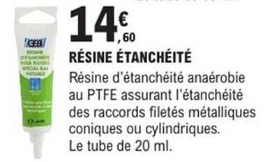 RÉSINE ÉTANCHÉITÉ