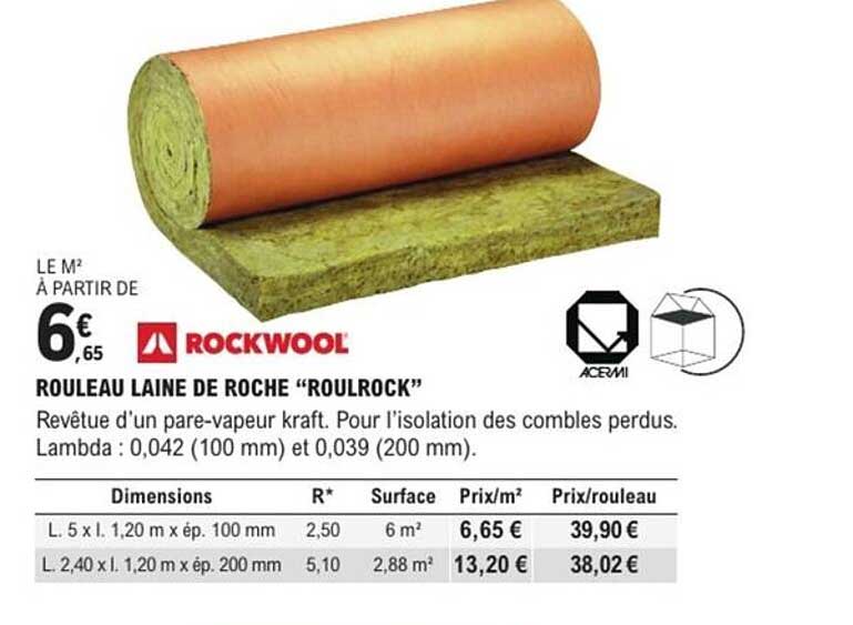 ROULAU LAINE DE ROCHE "ROULROCK"