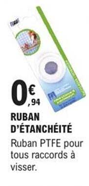 RUBAN D'ÉTANCHÉITÉ