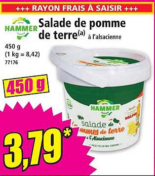 Salade de pomme de terre(a) à l'alsacienne