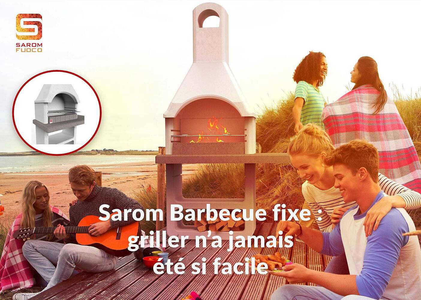 Sarom Barbecue fixe : griller n'a jamais été si facile