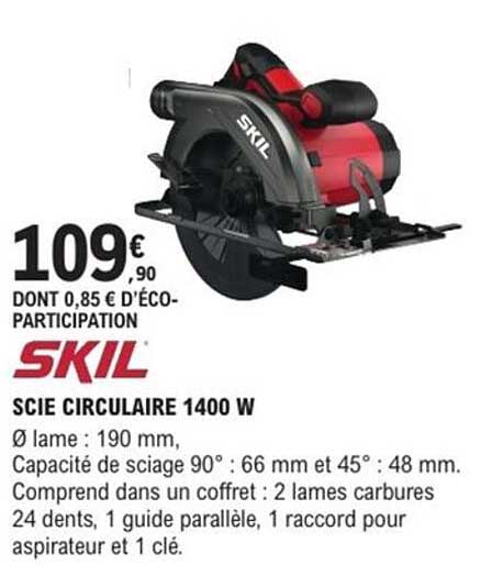SCIE CIRCULAIRE 1400 W