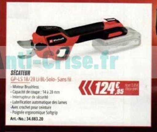 Sécateur GP-L 18/28 Li BL-Solo - Sans fil