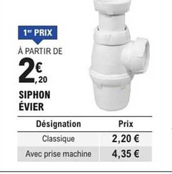 Siphon Évier