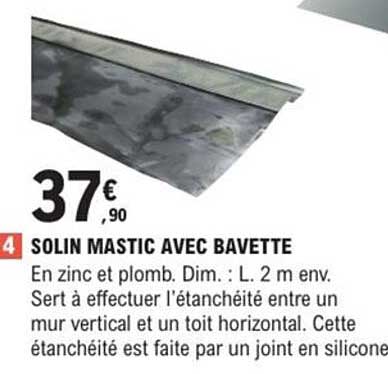 SOLIN MASTIC AVEC BAVETTE
