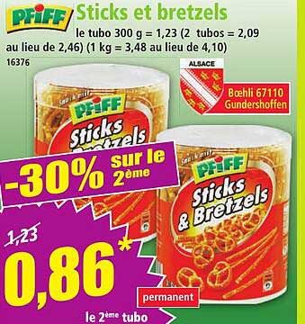 Sticks et bretzels