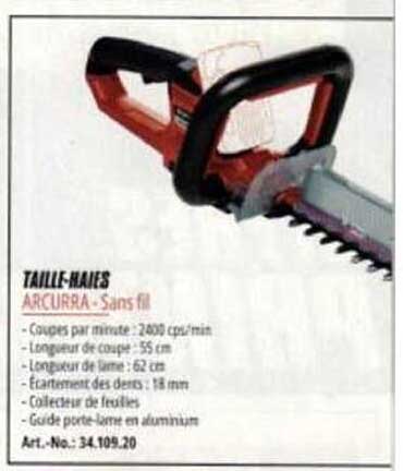 TAILLE-HAIES ARCURRA - Sans fil