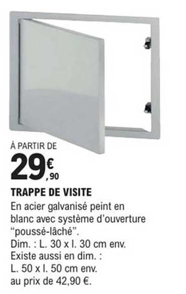 TRAPPE DE VISITE