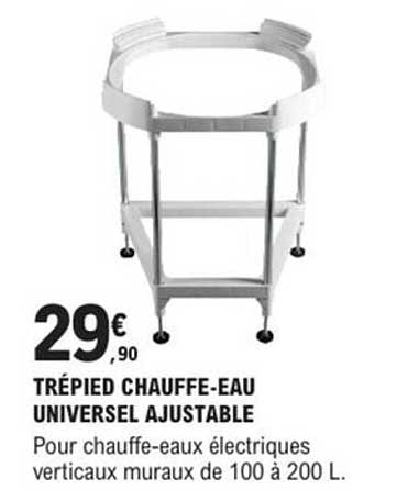 TRÉPIED CHAUFFE-EAU UNIVERSEL AJUSTABLE