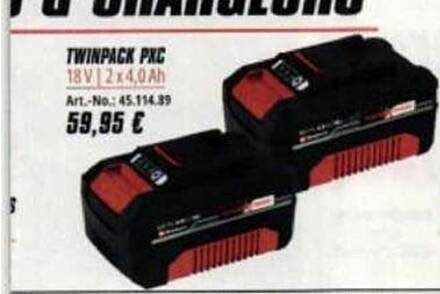 TWINPACK PXC 18V 2 x 4.0Ah
