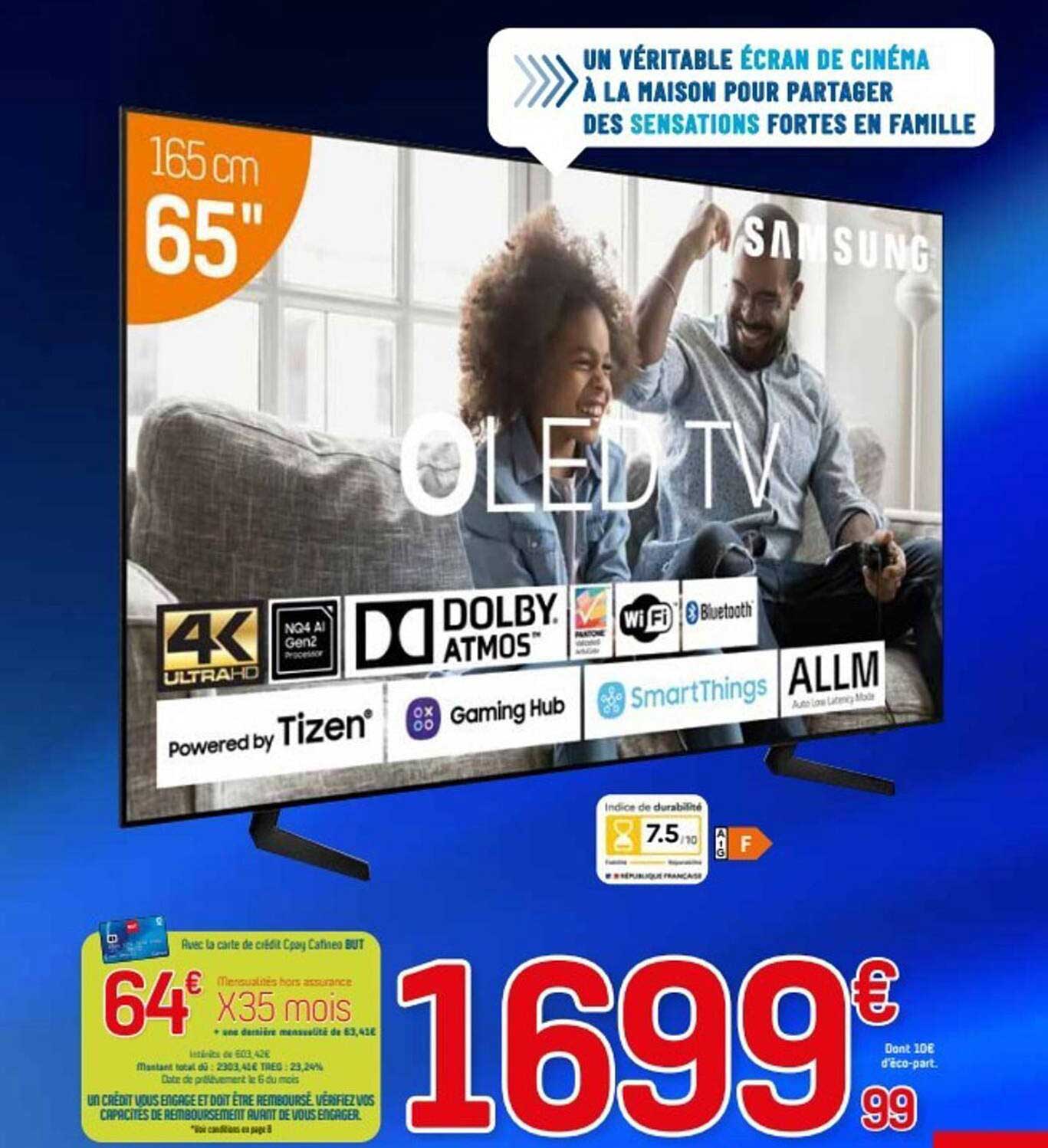 UN VÉRITABLE ÉCRAN DE CINÉMA À LA MAISON POUR PARTAGER DES SENSATIONS FORTES EN FAMILLE
