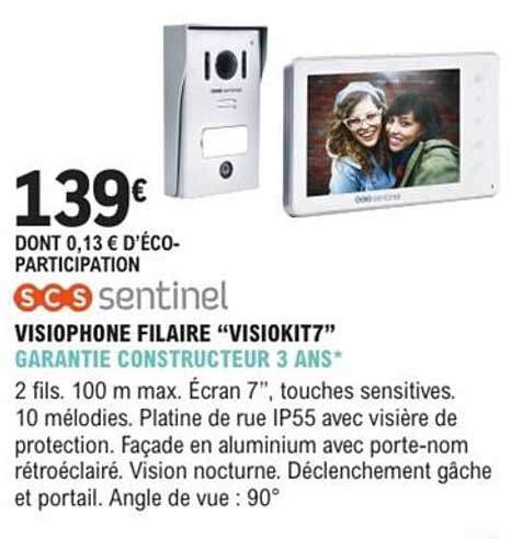 VISIOPHONE FILAIRE “VISIOKIT7”
