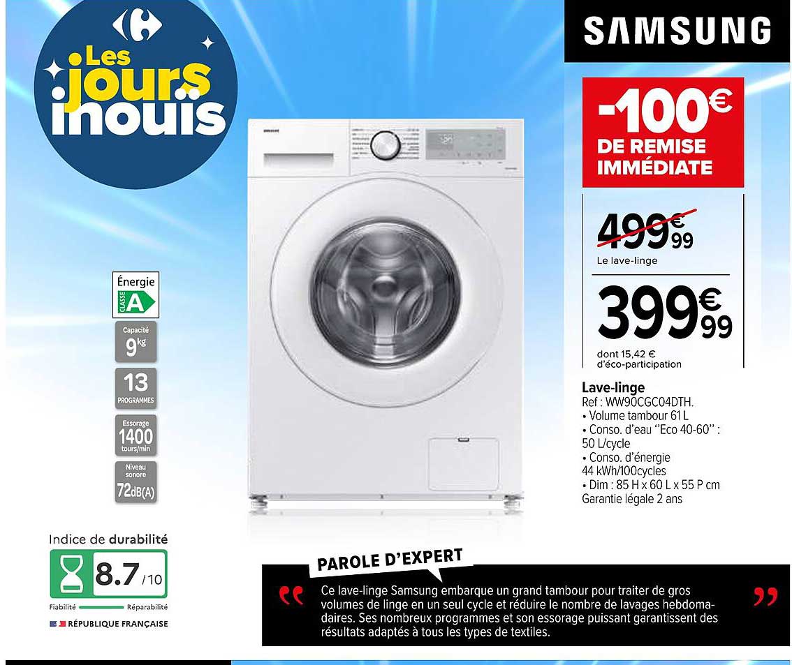 -100€ DE REMISE IMMÉDIATE