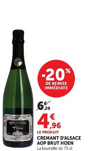 -20% DE REMISE IMMÉDIATE