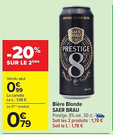 -20% SUR LE 2ÈME
