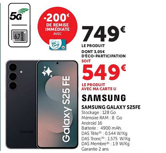 -200€ DE REMISE IMMÉDIATE AVEC MA CARTE U