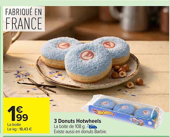 3 Donuts Hotwheels