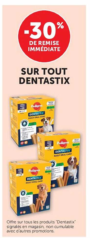 -30% DE REMISE IMMÉDIATE SUR TOUT DENTASTIX