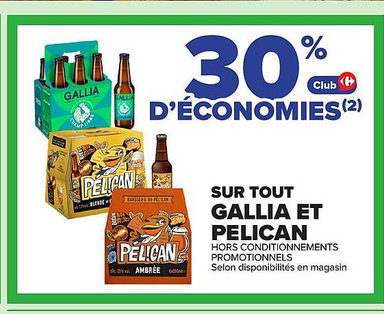 30% D'ÉCONOMIES(2)