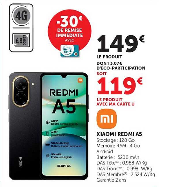 -30€ DE REMISE IMMÉDIATE AVEC MA CARTE U