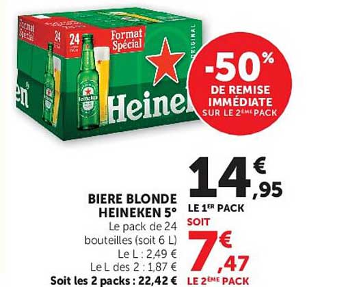 -50% DE REMISE IMMÉDIATE SUR LE 2EME PACK