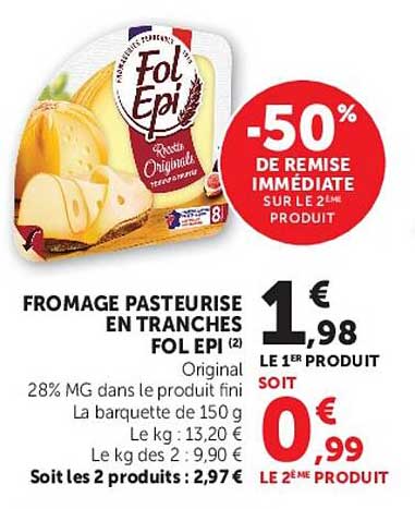 -50% DE REMISE IMMÉDIATE SUR LE 2ÈME PRODUIT