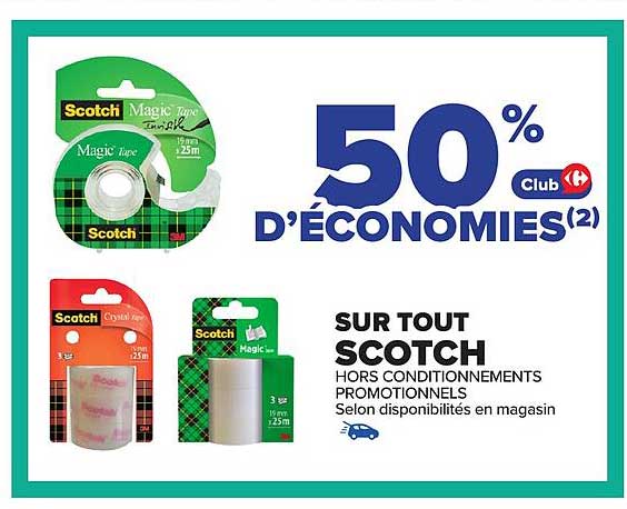 50% D'ÉCONOMIES(2) Club