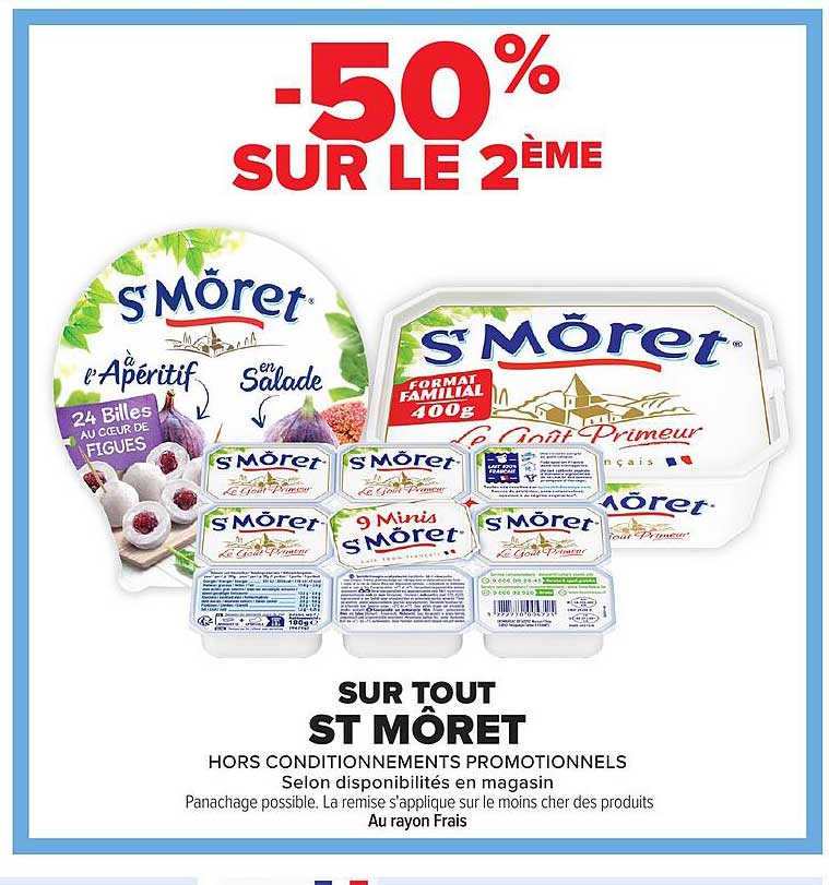 -50% SUR LE 2ÈME SUR TOUT ST MÔRET