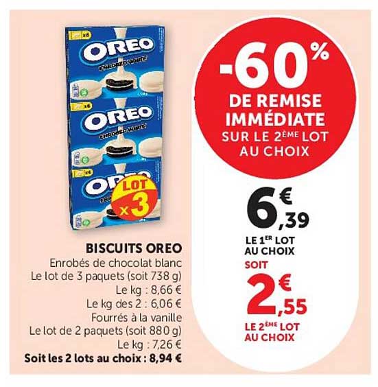 -60% DE REMISE IMMÉDIATE SUR LE 2ÈME LOT AU CHOIX