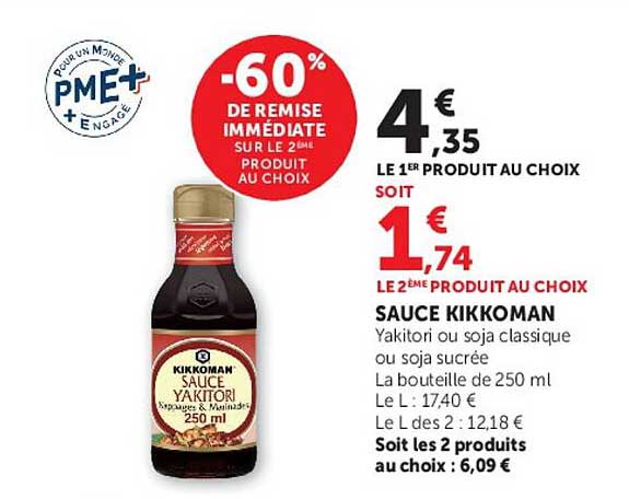 -60% DE REMISE IMMÉDIATE SUR LE 2ÈME PRODUIT AU CHOIX