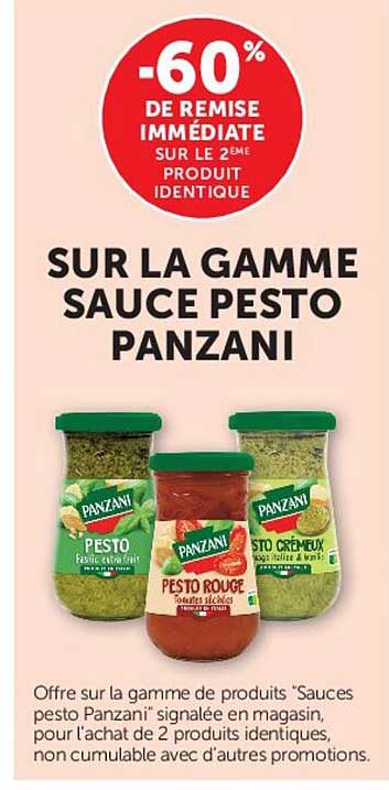 -60% DE REMISE IMMÉDIATE SUR LE 2ÈME PRODUIT IDENTIQUE